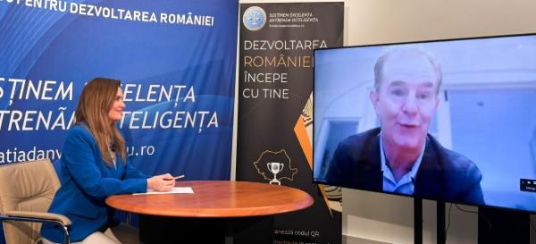Fundația Dan Voiculescu pentru Dezvoltarea României, parte din rețeaua europeană a excelenței: dialog strategic cu Dr. Colm O’Reilly, președintele European Council for High Ability
