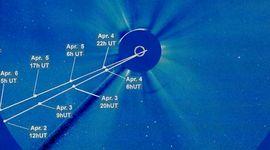 Spectacol cosmic în plină zi: O cometă nou descoperită trece pe lângă Soare în aprilie  