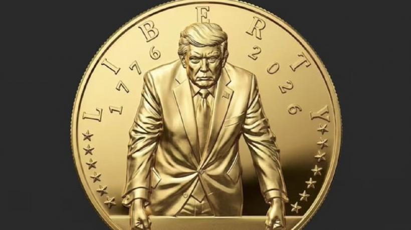 Trezoreria SUA aprobă baterea unei monede de aur cu efigia lui Trump 18999757