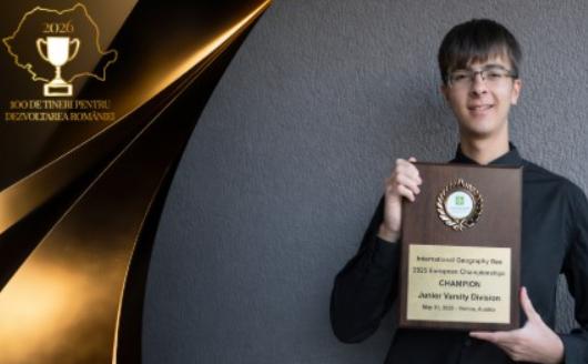 România are un nou campion al geografiei: David Crăciun merge la Mondiale după un aur european 