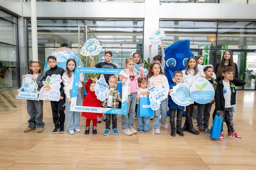 Ziua Mondială a Apei, sărbătorită de copiii din Ilfov. „Păstrăm, protejăm și prețuim fiecare picătură de apă”