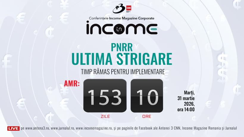 Conferința națională Income Magazine Corporate „PNRR – ULTIMA STRIGARE”