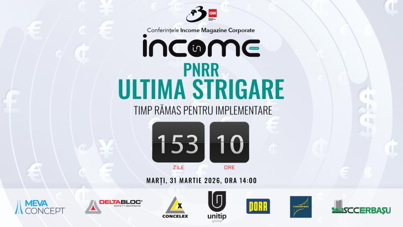 Conferința națională Income Magazine Corporate „PNRR – ULTIMA STRIGARE”