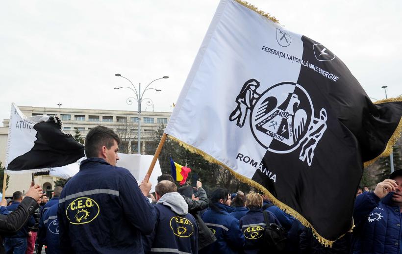 Protest masiv al minerilor în Piața Victoriei: peste 1.000 de oameni cer oprirea concedierilor 19000376