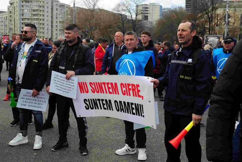 Minerii au ajuns din nou la București. Energia României se prăbușește cu 30%