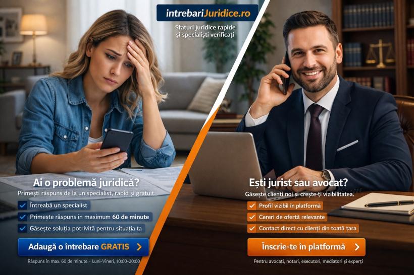 IntrebariJuridice.ro – cum găsești rapid un specialist juridic online și răspunsuri gratuite pentru problema ta