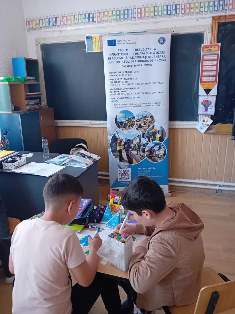 Ziua Mondială a Apei 2026 a ajuns la elevii din Cozieni, din comuna ilfoveană Găneasa 19000793