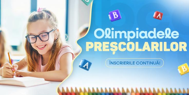 Sute de grădinițe din întreaga țară, înscrise în campania națională Olimpiadele Preșcolarilor. Înscrierile continuă