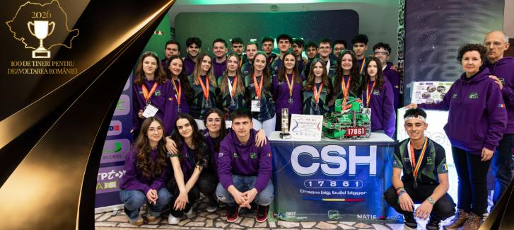 Echipa de robotică CSH Timișoara, performanță de top pentru România: locul 1 Inspire Award și calificare la Campionatul Mondial din SUA 