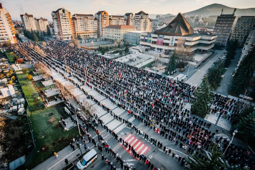 Ceremonie impresionantă la Miercurea Ciuc, cu ocazia tradiționalei sfințiri a bucatelor de Paște 19002172