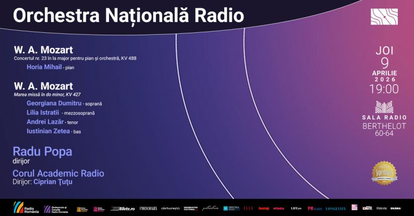 Concert de Paște la Sala Radio: Marea missă de MOZART