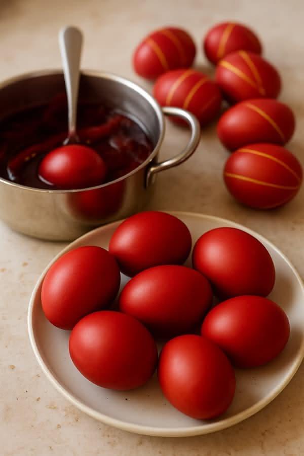 Cum se decorau ouăle în vremuri străvechi. Tradiții românești, de Paști 19003004