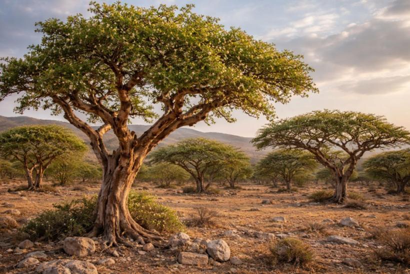 Arborele de smirnă, rășina sacră, în pericol de dispariție