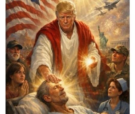 Șeful Casei Albe se crede Isus Hristos 19003391