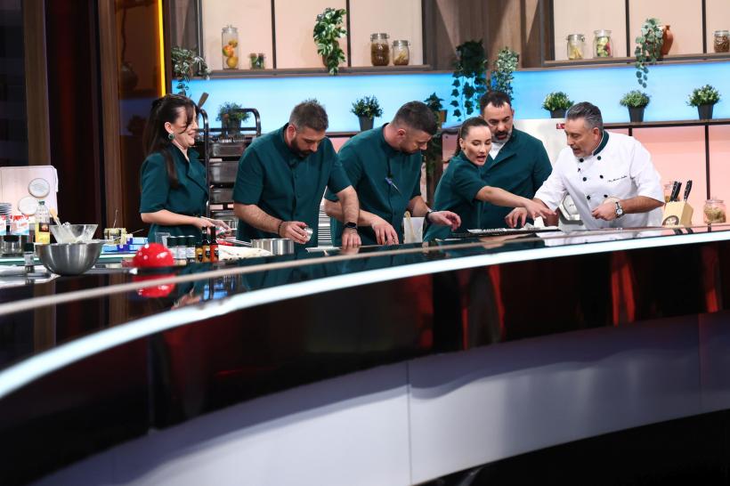 Chefi la cuțite, lider de audiență. Echipa lui Chef Orlando, din nou victorioasă. Diseară, confruntare intensă: Irina pune în joc puterea de a bloca cuțitele de aur! 19003762