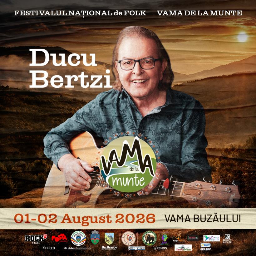 Ducu Bertzi, Iris – Cristi Minculescu, Valter și Boro, Mircea Baniciu &amp; Band, Dan Bittman, pe scena Festivalului Național de Folk Vama de la Munte. Biletele s-au pus în vânzare
