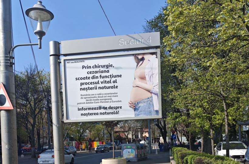 Ciucu anunță eliminarea urgentă a mesajelor anti-cezariană de pe panourile din București