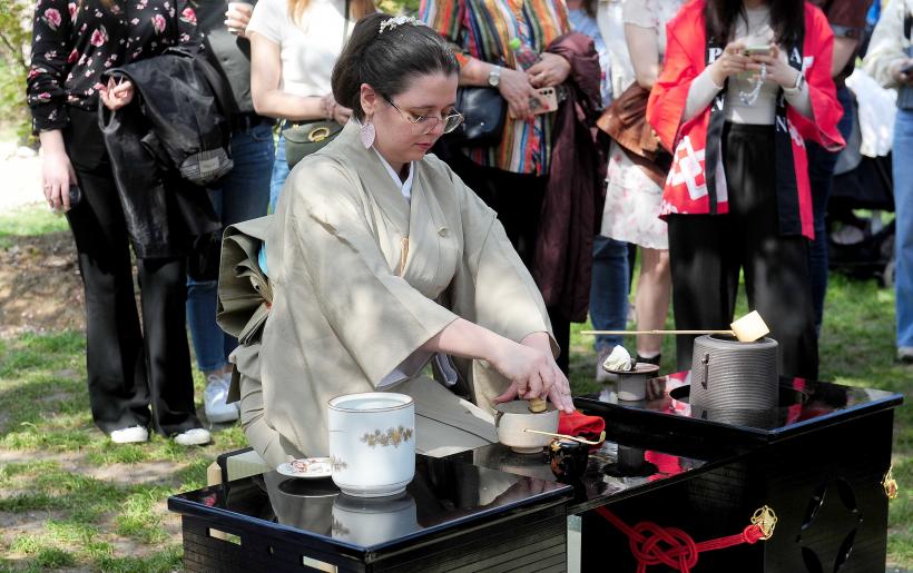 Hanami – sărbătoarea primăverii – în Grădina japoneză din Parcul Regele Mihai I (Herăstrău) 19004285