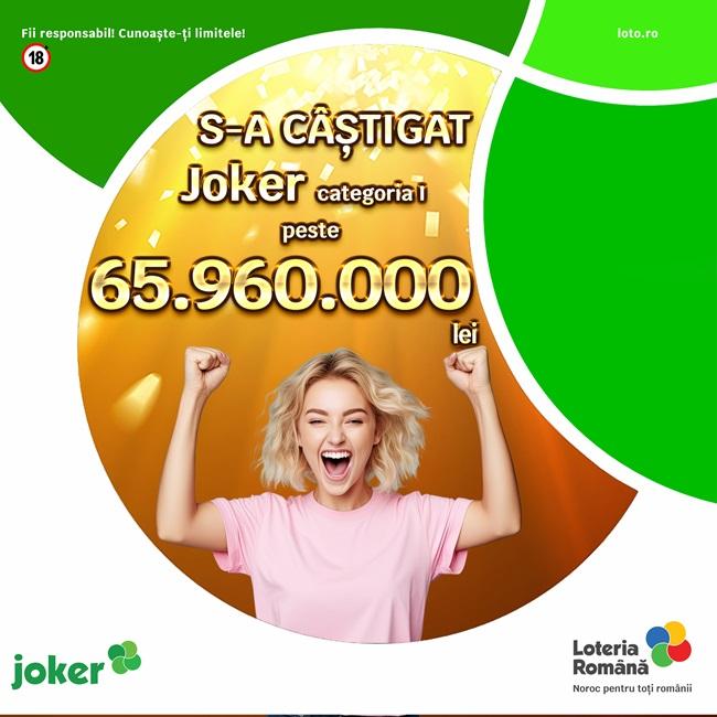 Cel mai mare jackpot Joker din istorie, câștigat cu un bilet jucat online de 14,50 lei