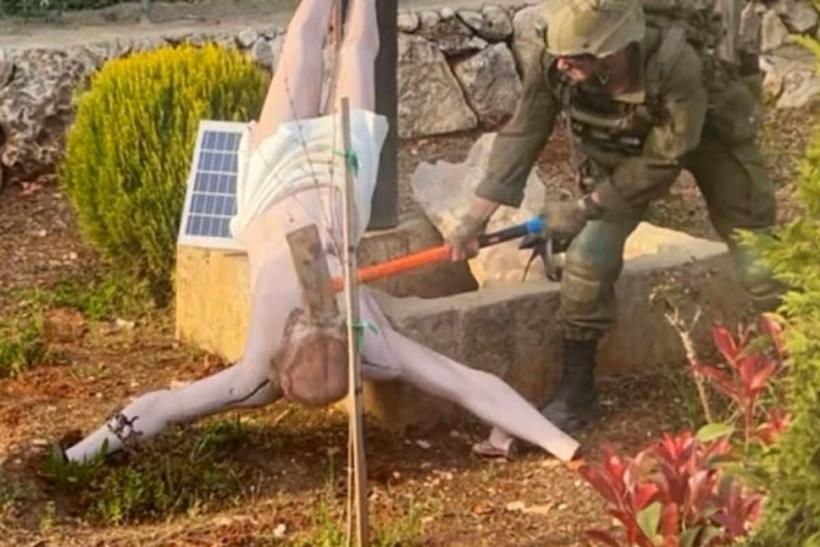 Anchetă IDF, după ce un soldat israelian a distrus o statuie a lui Iisus în Liban