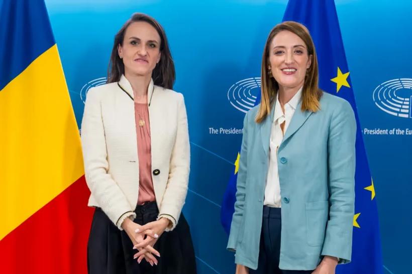 Oana Țoiu și Roberta Metsola, despre rolul României în securitatea și inovația europeană