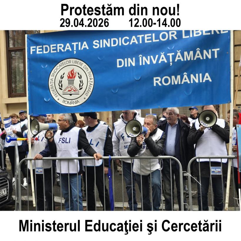 Profesorii se pregătesc de grevă generală în mai 2026