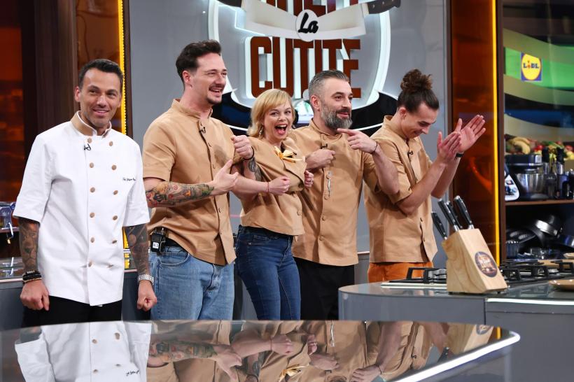 Nou record de audiență cu ediția Chefi la cuțite de ieri. Echipa lui Chef Ștefan a câștigat bătălia culinară, iar Anastasiia a fost eliminată din competiție 19006354