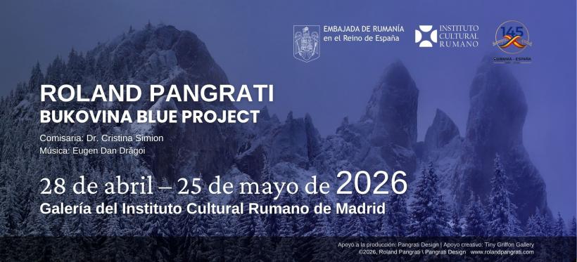 Expoziția „Bukovina Blue Project”, de Roland Pangrati, deschisă la ICR Madrid: frumusețea Bucovinei, pictată în tehnică tradițională japoneză de artistul român