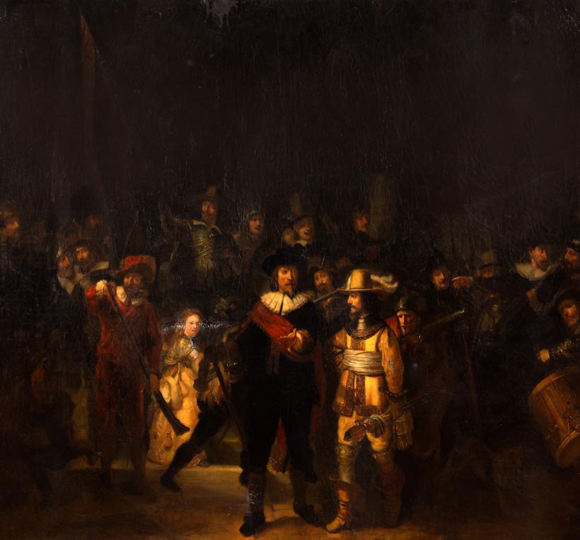 „Rondul de noapte” după Rembrandt, simbolul unei licitații Artmark. Toate operele, de la 100 de Euro! 19006503