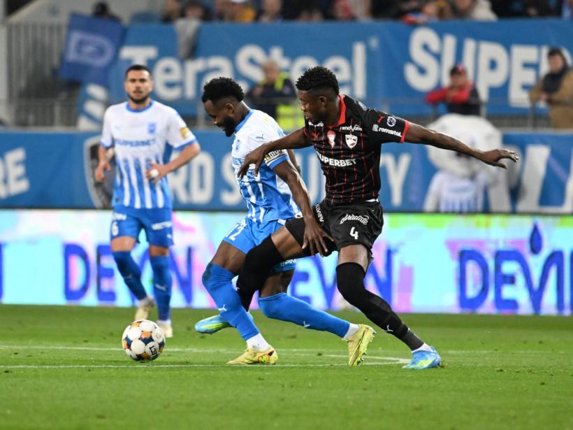 Nsimba aduce victoria pentru Universitatea Craiova în meciul cu Dinamo