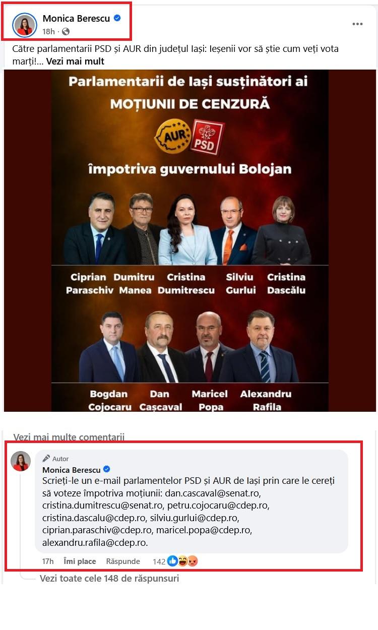 Metoda „Dragnea”, sancționată în justiție cu doi ani închisoare cu suspendare, utilizată de USR pentru a întoarce, în Parlament, voturile de la moțiunea de cenzură 19006689