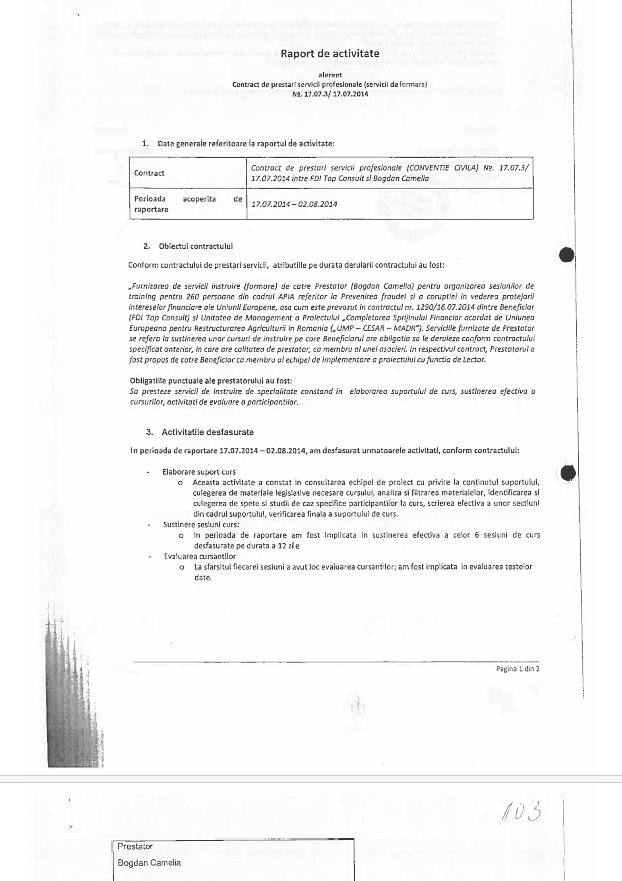 Judecătoarea Camelia Bogdan, plătită de o parte din dosar înainte de verdict. Documentele care indică un conflict major de interese 19007241