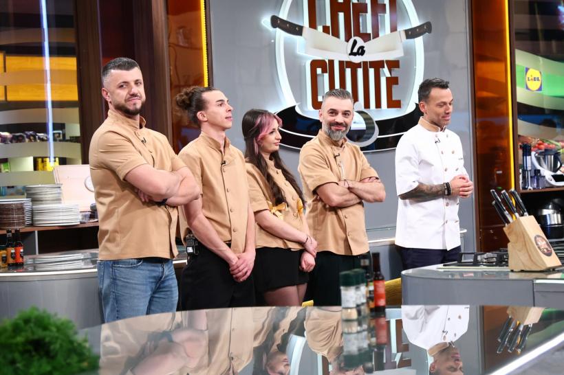 Chefi la cuțite, lider de audiență. Echipa bej, condusă de Chef Ștefan, a câștigat ieri battle-ul, iar Chef Sautner l-a salvat pe Florin Stamin de la eliminare 19007379