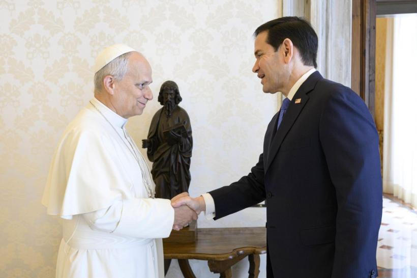 Marco Rubio, primit de Papa Leon al XIV-lea după scandalul provocat de Trump