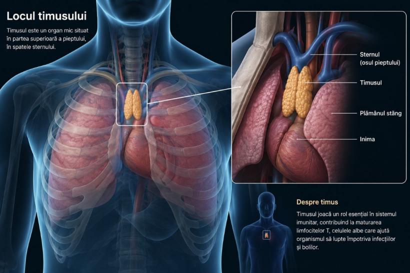 Timusul, micul organ care deține cheia longevității