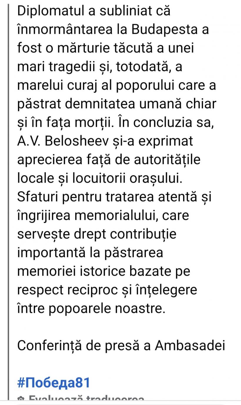 REPORTAJ: Ziua Propagandei Finale la Budeștii de Călărași. Poveste de coasă într-un cimitir sovietic din Bărăgan 19007757