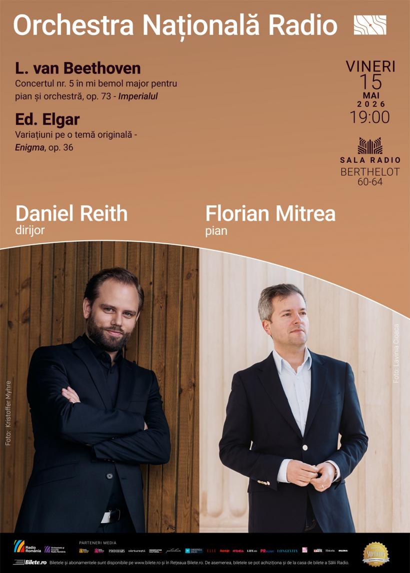 „Imperialul” de Beethoven cu pianistul Florian Mitrea, la Sala Radio 19007955