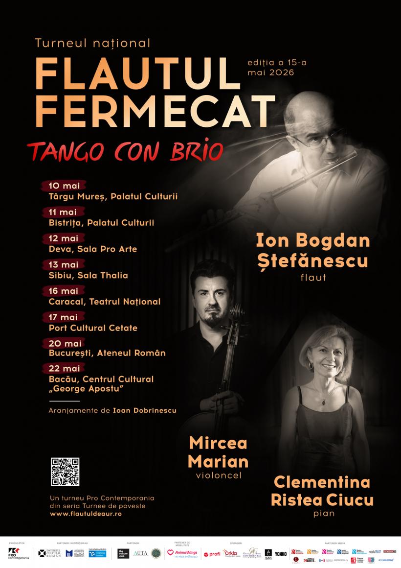 Tango con Brio: începe Turneul Național Flautul de Aur cu Ion Bogdan Ștefănescu și Trio Brio 19007974
