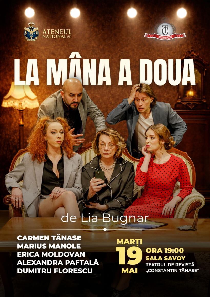 Ateneul Național din Iași revine pe scenele bucureștene: trei zile de teatru de calitate la teatrele „Constantin Tănase” și „Bulandra” 19007944