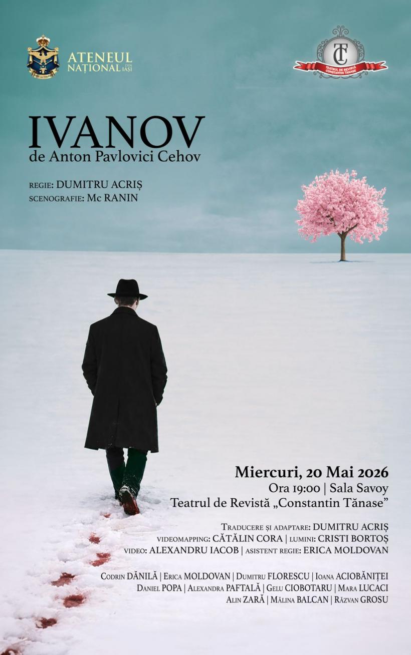 Ateneul Național din Iași revine pe scenele bucureștene: trei zile de teatru de calitate la teatrele „Constantin Tănase” și „Bulandra” 19007945