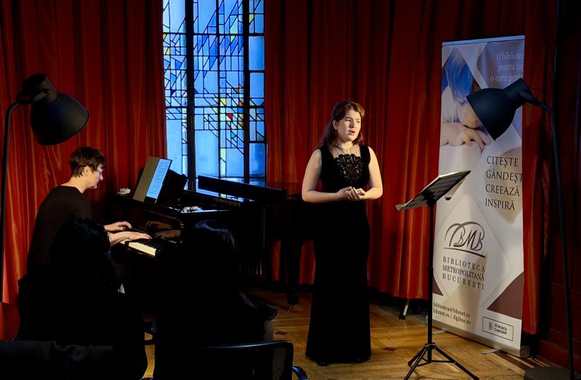 Două tinere soprane, Juliana Wells și Ilinca Oprina – debut la Ateneul Român – sala mică, pe 17 mai 19007965
