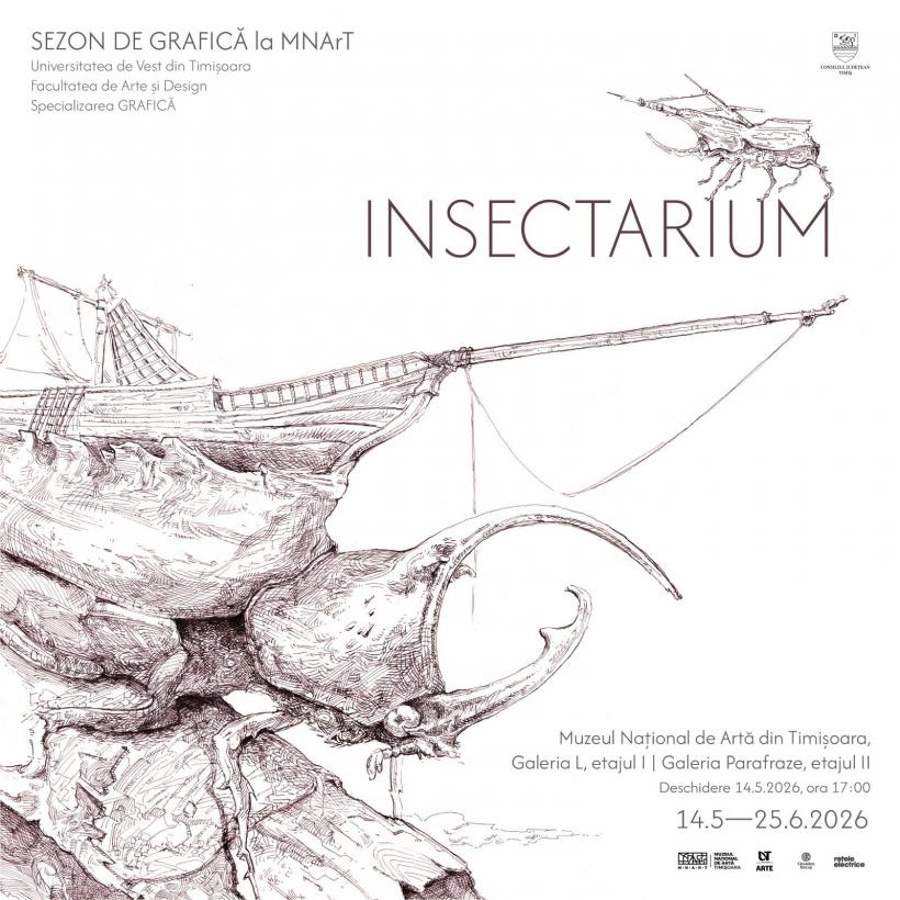 ​​​​​​​Expoziția „Insectarium” – un nou eveniment la Muzeul Național de Artă Timișoara