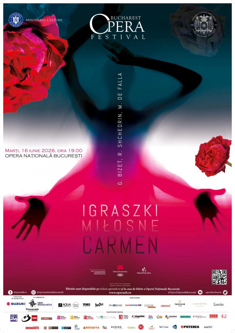 Carmen’s Love Affairs – un spectaculos balet cu Opera din Cracovia, prima dată pe scena Bucharest Opera Festival, pe 16 iunie