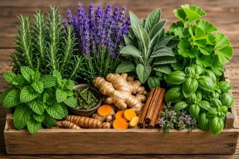 Creier activ: 10 plante benefice pentru memorie, atenție și concentrare