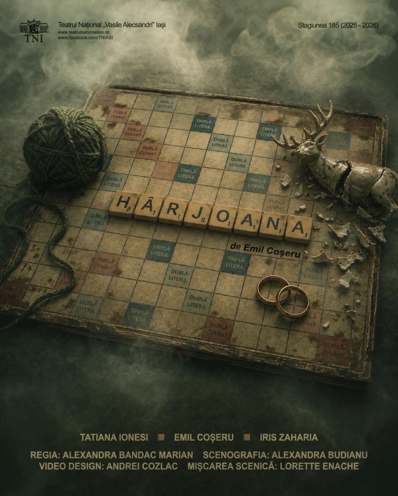 Debut în dramaturgie pentru actorul Emil Coșeru – premiera producției „Hârjoana”, în regia Alexandrei Bandac Marian 19008887