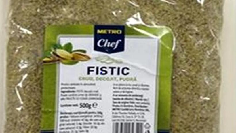 Alertă alimentară la Metro: Returnează fisticul retras de ANSVSA dacă l-ai cumpărat!