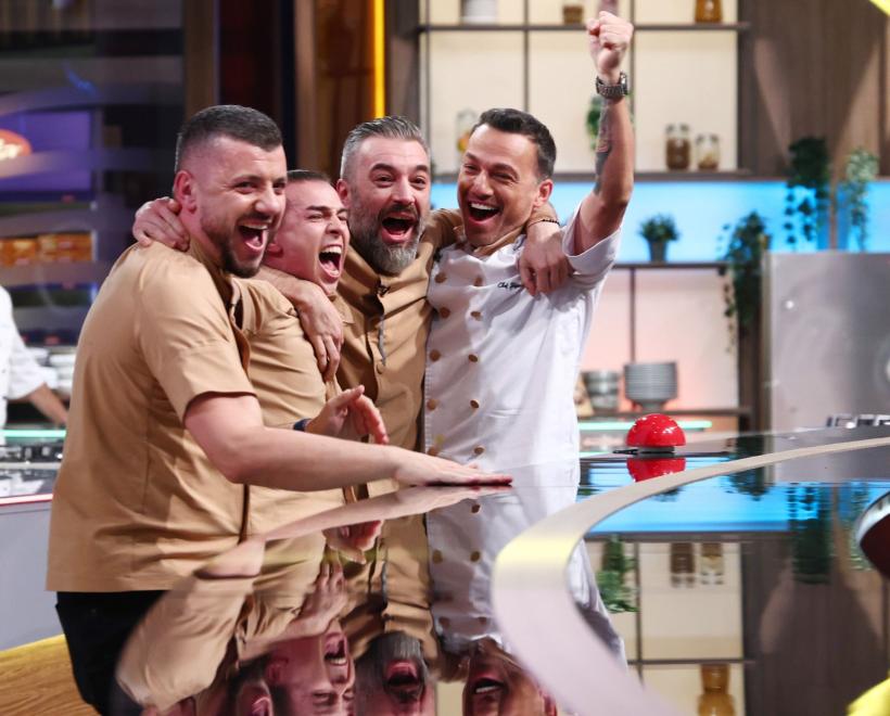 Record de audiență cu ediția Chefi la cuțite de ieri, care a stabilit semifinaliștii. Tunicile bej, conduse de Chef Ștefan, au intrat primele în Semifinală, câștigând ultimul battle 19009592