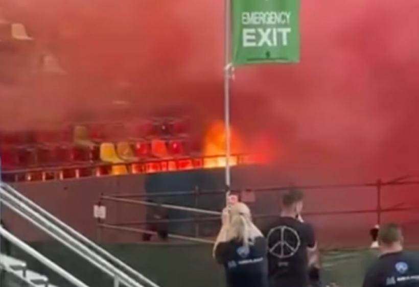 Panică la concertul lui Max Korzh. Pe scenă a izbucnit un incendiu