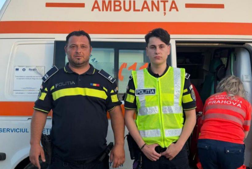 La un pas de tragedie: Doi copii, recuperați din râul Ialomița de polițiști. Băieții au intrat după o minge