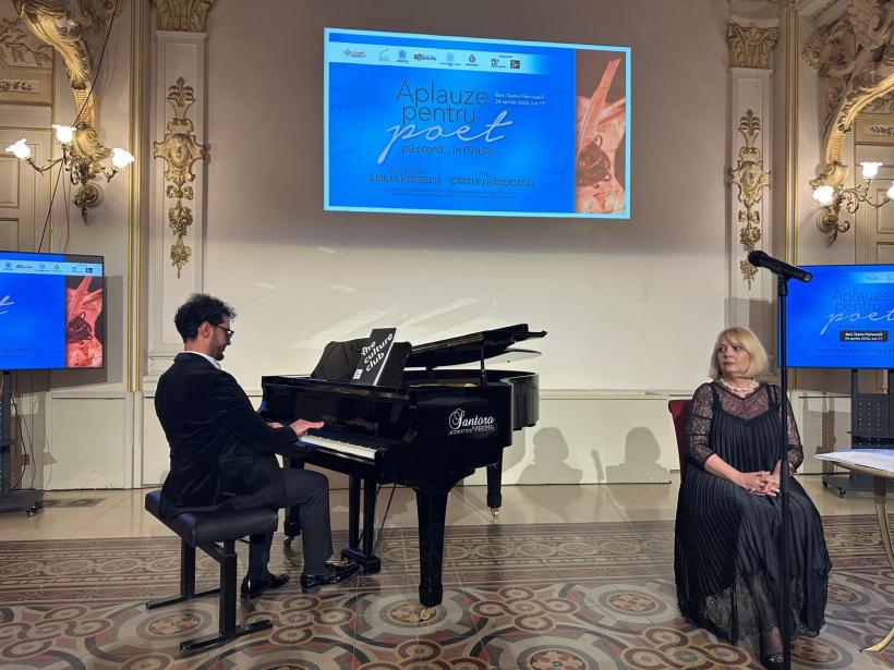 Spectacolul Aplauze pentru poet pe scenă… ajunge în Anglia, în iunie 2026, după succesul din anii trecuți din Italia și Spania.  Londra – Birmingham – Manchester